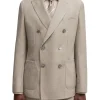 Slim-fit Blazer Patterned Virgin Wool