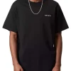 S/S Script Embroidery T-Shirt