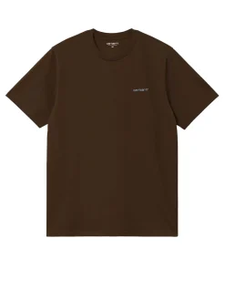 S/S Script Embroidery T-Shirt