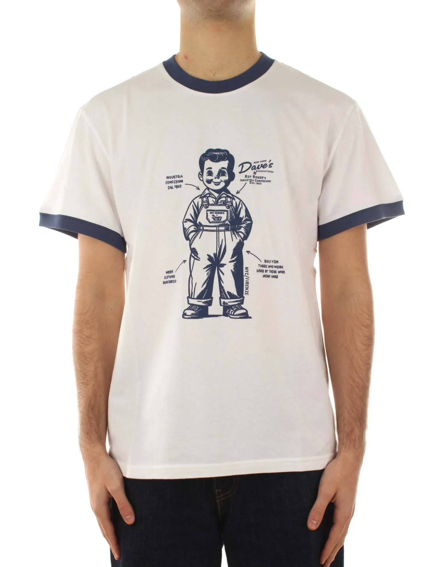 T-Shirt Bicolor Roy Roger'S X Dave'S Jersey Buddy