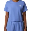T-shirt corta in vita Simple Dome da donna