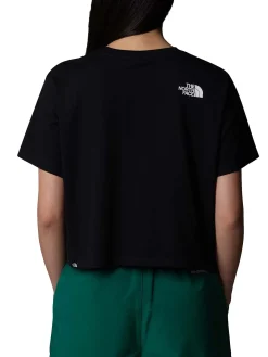 T-shirt corta in vita Simple Dome da donna