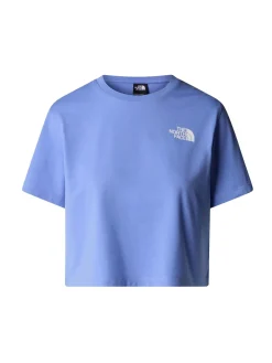 T-shirt corta in vita Simple Dome da donna