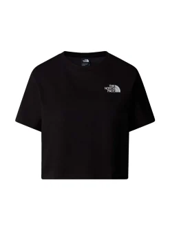 T-shirt corta in vita Simple Dome da donna