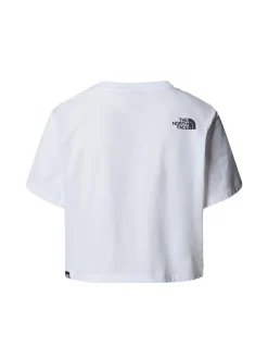 T-shirt corta in vita Simple Dome da donna