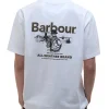 T-shirt oversize con stampa Outdoors