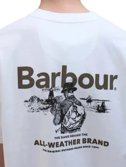 T-shirt oversize con stampa Outdoors