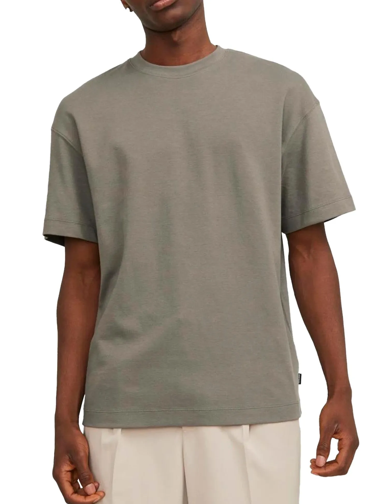 T-shirt Semplice Paricollo