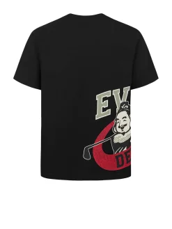 T-Shirt vestibilità regolare con stampa Godhead Golfing