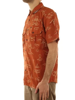 Washed Short Sleeve Cloth Shirt